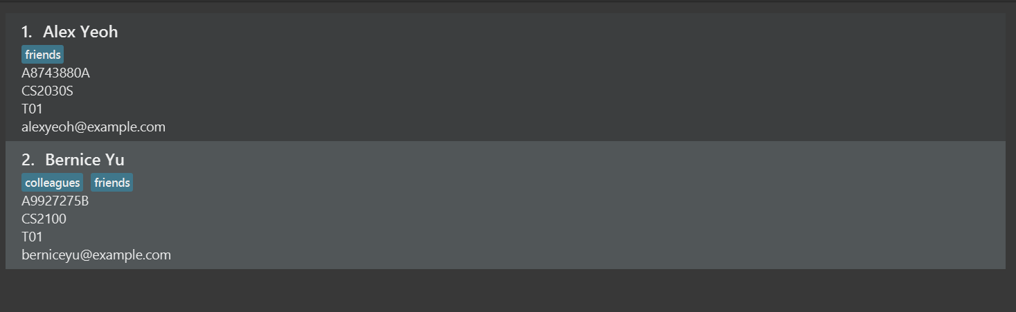 result for `find n/alex bernice`